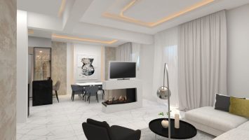 καθιστικο κουζινα 1